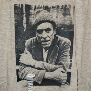 Charles Bukowski screen printed t-shirt